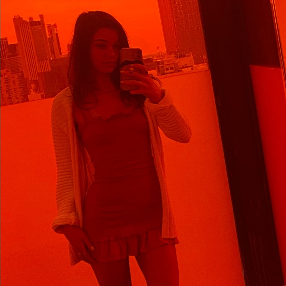 RED MINI DRESS - Picture 5 of 5